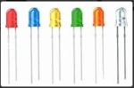 74650 LED 4-19V! 3mm rot/diffus 4.000mcd 4 Stück
